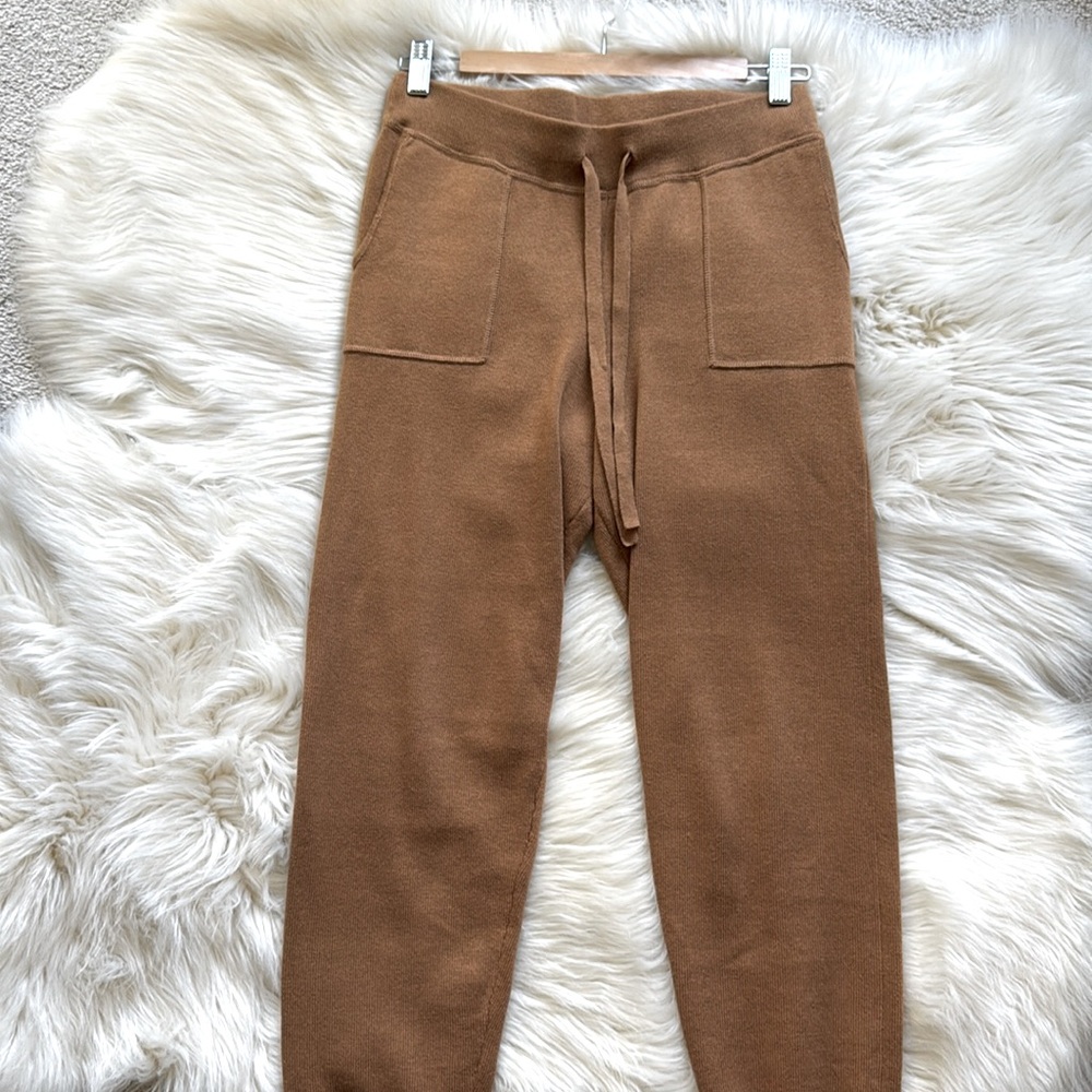 Jcrew Cashmere Cotton Joggers Camel Size XXS
